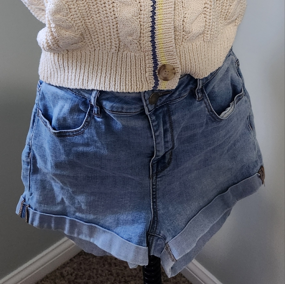 Denim Blue Women's Shorts